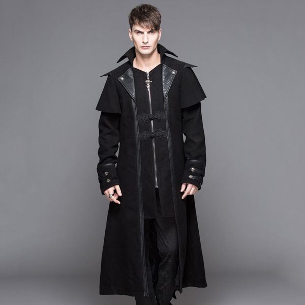devil fashion steampunk autumn winter men's gothic long jackets punk black turn-down collar fashion overcoats handsome jackets
devil fashion steampunk autumn winter men's gothic long jackets punk black turn-down collar fashion overcoats handsome jackets
