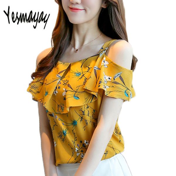 Plus Size Summer Casual Print Chiffon Blouses Blusas Women Off Shoulder Ruffle Sexy Office Blouse for Female 2018 Tops Shirts
Plus Size Summer Casual Print Chiffon Blouses Blusas Women Off Shoulder Ruffle Sexy Office Blouse for Female 2018 Tops Shirts