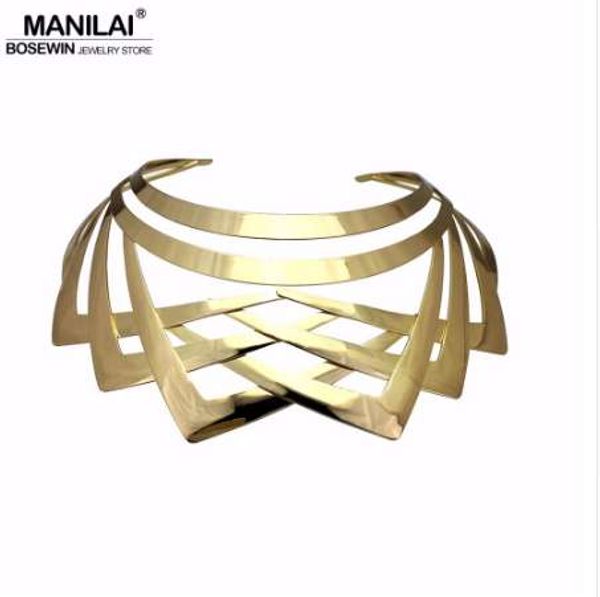 manilai trendy arc hollow metal big torque choker necklaces women indian geometric collar statement necklace jewelry wholesale, Blue;red
manilai trendy arc hollow metal big torque choker necklaces women indian geometric collar statement necklace jewelry wholesale, Blue;red