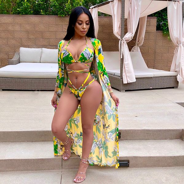 women's tracksuits women 3 piece suit 2021 fashion floral print crop + shorts long cardigan ladies summer boho style beach outfits, Gray
women's tracksuits women 3 piece suit 2021 fashion floral print crop + shorts long cardigan ladies summer boho style beach outfits, Gray