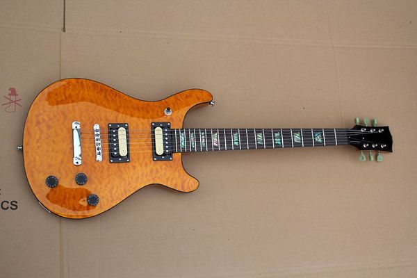 the wholesale-2015 new brand factory customzied electric guitar with orange quilted maple veneer and mahogany neck
the wholesale-2015 new brand factory customzied electric guitar with orange quilted maple veneer and mahogany neck