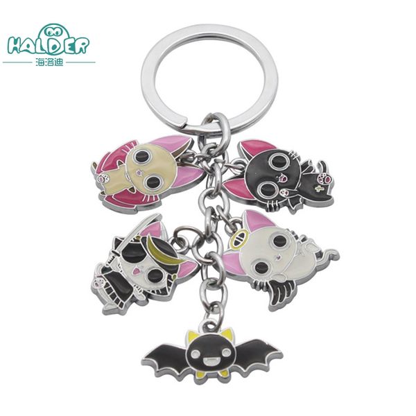 halder japanese cartoon animation nyanpire vampire cat key chains five lovely colorful cat key trinkets, Silver
halder japanese cartoon animation nyanpire vampire cat key chains five lovely colorful cat key trinkets, Silver