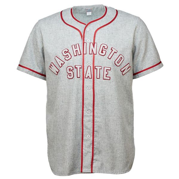 Washington State University 1948 Road Jersey 100% Stitched Embroidery Logos Vintage Baseball Jerseys Custom Any Name Any Number 
Washington State University 1948 Road Jersey 100% Stitched Embroidery Logos Vintage Baseball Jerseys Custom Any Name Any Number