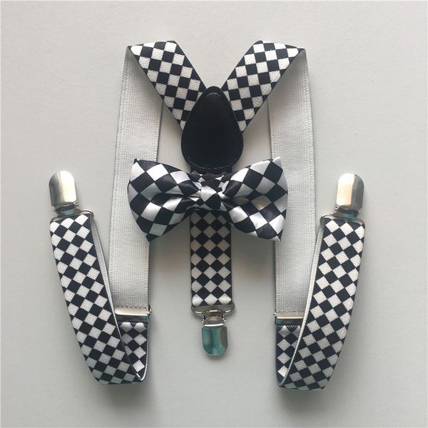 2pcs black and white check children suspenders bow sets bowknot bowtie y-back kids printing party clothes & accessories bdtz036, Black;white
2pcs black and white check children suspenders bow sets bowknot bowtie y-back kids printing party clothes & accessories bdtz036, Black;white