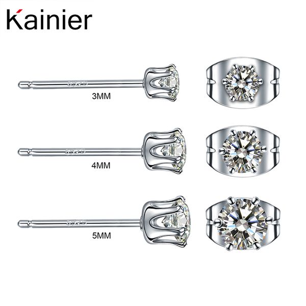 kainier 3 pair 925 sterling silver round cut simulation diamond cz stud earrings set, Golden;silver
kainier 3 pair 925 sterling silver round cut simulation diamond cz stud earrings set, Golden;silver