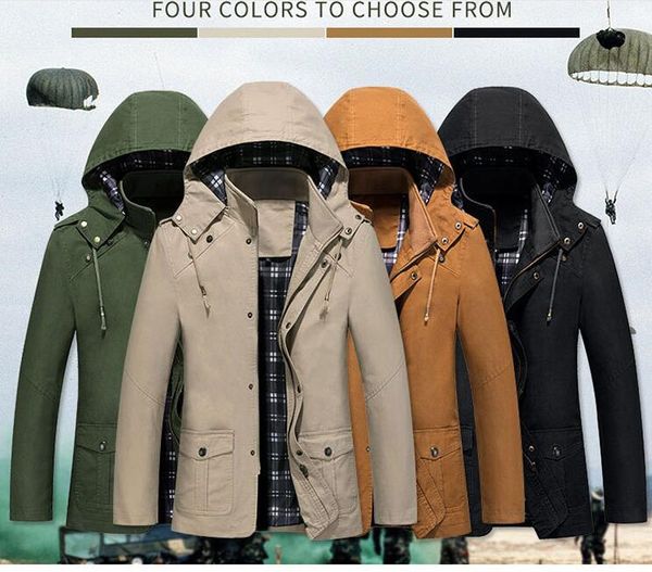 winter men's casual jacket long style trench coat outerwear & coats washed coat men, Black;brown
winter men's casual jacket long style trench coat outerwear & coats washed coat men, Black;brown