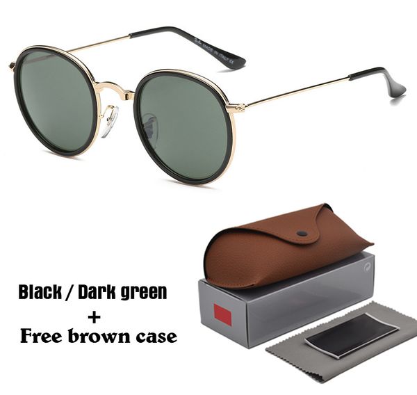 1PCS Classic Brand design Sunglasses Women men Round Metal Frames female Sun Glasses retro oculos de sol with cases and box Retail package
1PCS Classic Brand design Sunglasses Women men Round Metal Frames female Sun Glasses retro oculos de sol with cases and box Retail package