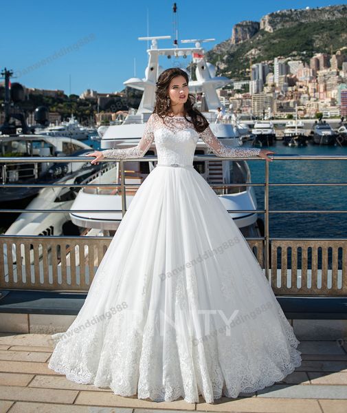 charming white sleeves tulle applique a-line wedding dresses bridal pageant dresses wedding attire dresses custom size 2-16 zw712192
charming white sleeves tulle applique a-line wedding dresses bridal pageant dresses wedding attire dresses custom size 2-16 zw712192