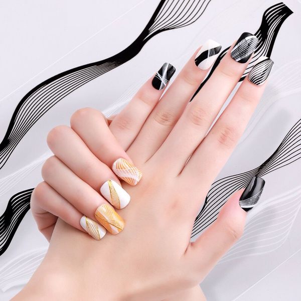 nail sticker adhesive gold 3d sticker stamped hollow diy stereo nail applique, Black
nail sticker adhesive gold 3d sticker stamped hollow diy stereo nail applique, Black