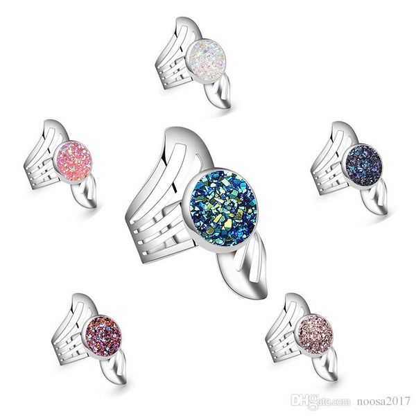 fashion scales silver gold round drusy druzy stone rings glittery acrylic chandelier adjustable rings 12 colors for christmas gift
fashion scales silver gold round drusy druzy stone rings glittery acrylic chandelier adjustable rings 12 colors for christmas gift