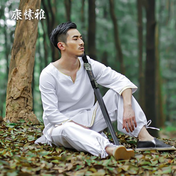 yoga set large size yoga t-shirt pants zen meditation kong fu clothing man sportswear set large size gym suit tracksuit, White;red
yoga set large size yoga t-shirt pants zen meditation kong fu clothing man sportswear set large size gym suit tracksuit, White;red