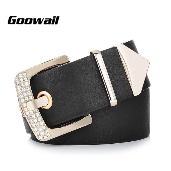 goowail 2017 new fashion designer brand belts for women pu leather luxury rhinestone belts ladies accessories, Black;brown
goowail 2017 new fashion designer brand belts for women pu leather luxury rhinestone belts ladies accessories, Black;brown