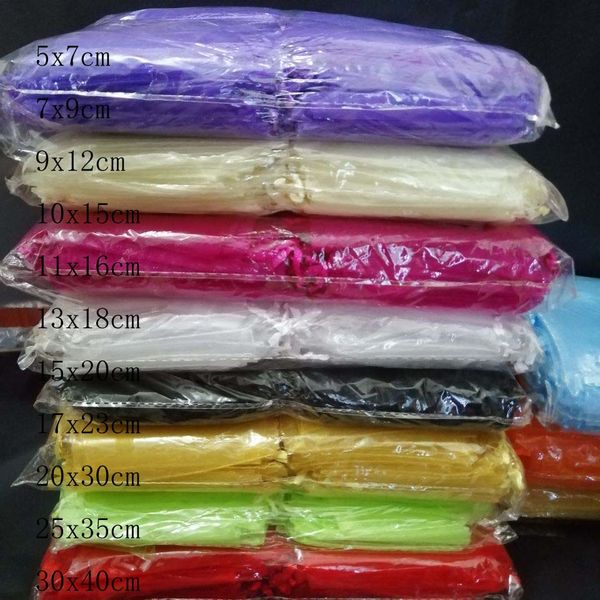1000pcs/lot clear jewelry bags 5x7 7x9 9x12 10x15cm organza bags christmas/wedding/birthday/gift packing & pouches, Black;white
1000pcs/lot clear jewelry bags 5x7 7x9 9x12 10x15cm organza bags christmas/wedding/birthday/gift packing & pouches, Black;white