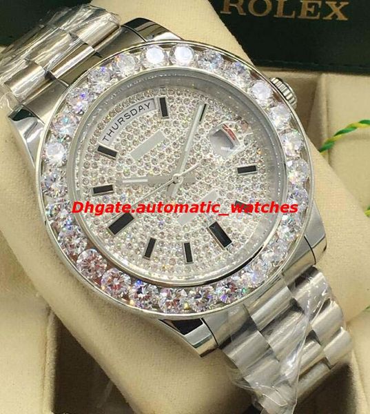 selling luxury watches 18k white gold diamond dial 41mm bigger diamond bezel automatic fashion men's watch wristwatch, Slivery;brown 
selling luxury watches 18k white gold diamond dial 41mm bigger diamond bezel automatic fashion men's watch wristwatch, Slivery;brown