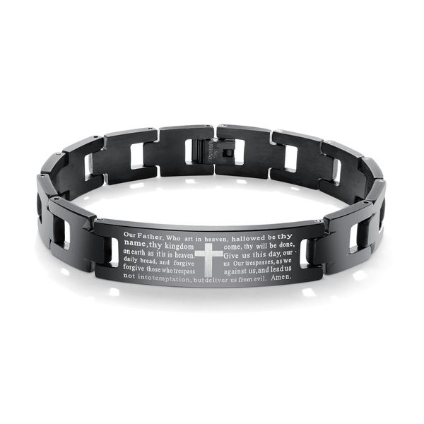 classical cross design stainless steel men bracelet spanish holy bible + black men link chain bangles jewelry gs768
classical cross design stainless steel men bracelet spanish holy bible + black men link chain bangles jewelry gs768
