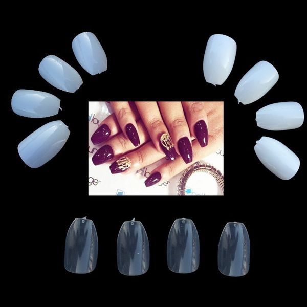 tkgoes short ballerina nails 100pcs/box clear natural false nail tips salon diy transparent acrylic fake nail 10 size yw27, Red;gold
tkgoes short ballerina nails 100pcs/box clear natural false nail tips salon diy transparent acrylic fake nail 10 size yw27, Red;gold