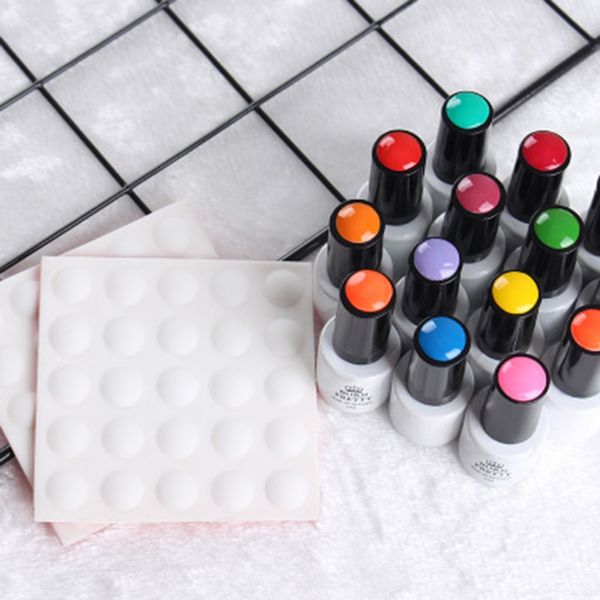 transparent silicone sticker display button nail art uv gel polish color tool
transparent silicone sticker display button nail art uv gel polish color tool