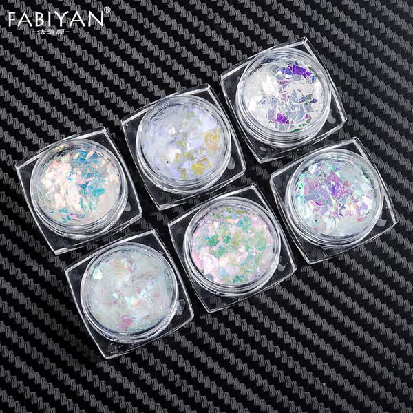 6 boxes nail art glitter sequins irregular flakes decoartion paillette ab chameleon diy acrylic manicure colorful accessories, Silver;gold
6 boxes nail art glitter sequins irregular flakes decoartion paillette ab chameleon diy acrylic manicure colorful accessories, Silver;gold