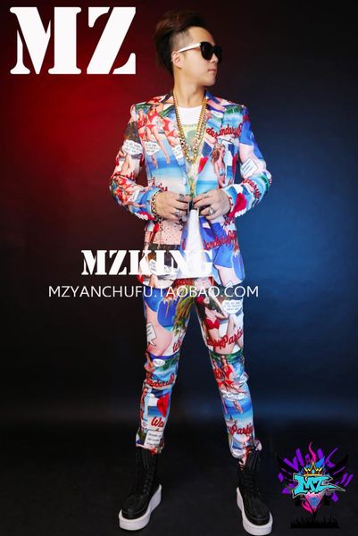new arrived nightclub male singer dj performance costume personality hawaiian wind men flower suit bar tide male guest suit, White;black
new arrived nightclub male singer dj performance costume personality hawaiian wind men flower suit bar tide male guest suit, White;black