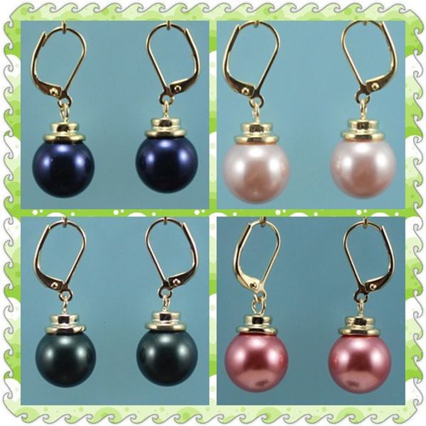 4 color wholesale pure colors 12mm blue/pink/black/red round shell pearl natural stone earrings fashional jewelry, Golden;silver
4 color wholesale pure colors 12mm blue/pink/black/red round shell pearl natural stone earrings fashional jewelry, Golden;silver
