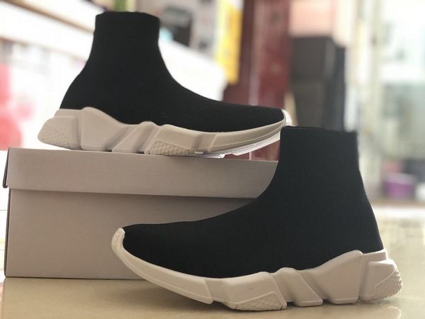 2018 new men women black sock casual shoes training sneakers speed knit sock high-training casual shoes 5.5 
2018 new men women black sock casual shoes training sneakers speed knit sock high-training casual shoes 5.5