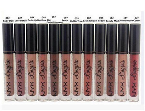 2018 nyx lip lingerie liquid matte lip cream lip tick nyx charming long la ting brand makeup lip tick lip glo 12color dhl hip
2018 nyx lip lingerie liquid matte lip cream lip tick nyx charming long la ting brand makeup lip tick lip glo 12color dhl hip