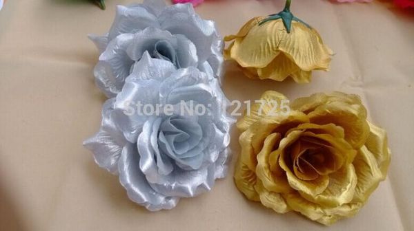 wholesale-10 cm artificial flower silk rose heads wedding christmas party gold silver color diy jewlery brooch headwear
wholesale-10 cm artificial flower silk rose heads wedding christmas party gold silver color diy jewlery brooch headwear