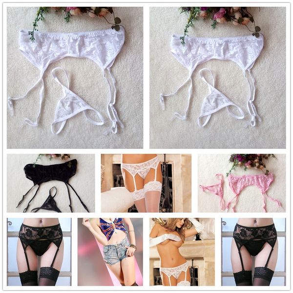 temptation transparent lace garter + t pants + a pair of stockings stocking lace bust leg adjustable lingerie gorgeous 2018, Black;white
temptation transparent lace garter + t pants + a pair of stockings stocking lace bust leg adjustable lingerie gorgeous 2018, Black;white