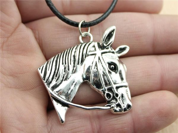 wysiwyg 5 pieces leather chain necklaces pendants choker collar vintage necklace handmade horse head 37x36mm n6-b13285, Golden;silver
wysiwyg 5 pieces leather chain necklaces pendants choker collar vintage necklace handmade horse head 37x36mm n6-b13285, Golden;silver