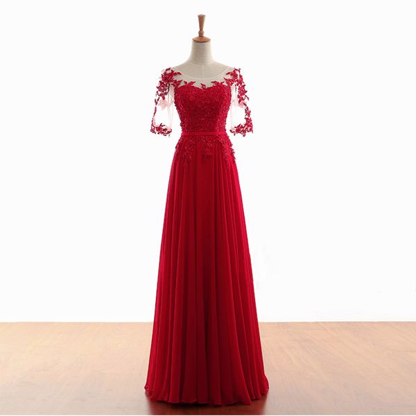elegant chiffon evening dresses sheer with applique shining sequins beads long prom dress lace-up back formal gowns cheap, Black;red
elegant chiffon evening dresses sheer with applique shining sequins beads long prom dress lace-up back formal gowns cheap, Black;red