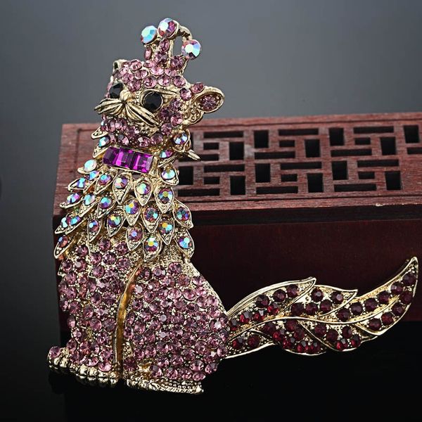 blucome austrian crystal cat brooch pins for women anniversary jewelry vintage hijab accessories broch broaches, Gray
blucome austrian crystal cat brooch pins for women anniversary jewelry vintage hijab accessories broch broaches, Gray