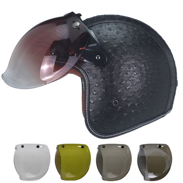 3-snap open mask helmet visor retro vintage motorcycle helmet bubble shield visor lens 12 colors optional
3-snap open mask helmet visor retro vintage motorcycle helmet bubble shield visor lens 12 colors optional