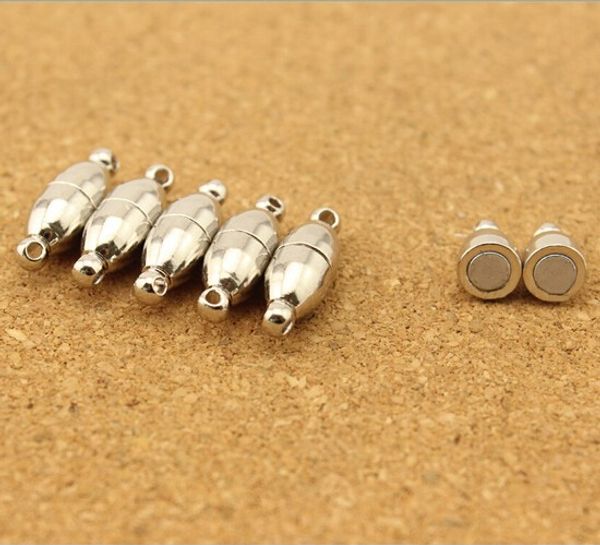 xinyao 10pcs/lot rhodium color strong magnetic clasps fit leather bracelet necklace connectors for diy jewelry making findings, Silver
xinyao 10pcs/lot rhodium color strong magnetic clasps fit leather bracelet necklace connectors for diy jewelry making findings, Silver