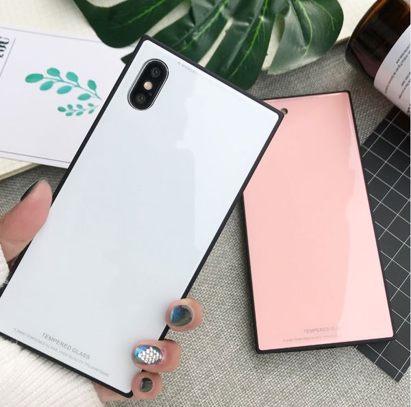 anti scratch phone case square pure color tempered glass case for goophone x desinger phone case
anti scratch phone case square pure color tempered glass case for goophone x desinger phone case