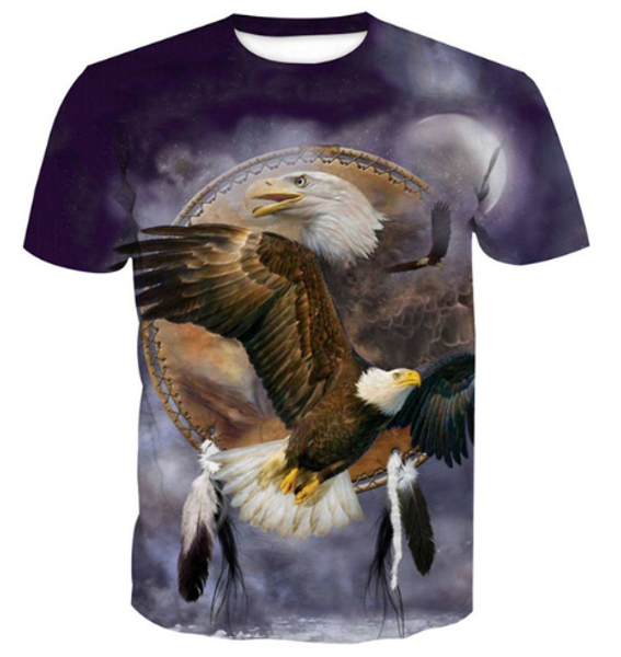 new arrival men/women mirror eagle 3d printed t-shirt summe fashion hip hop casual t-shirt u390, White;black
new arrival men/women mirror eagle 3d printed t-shirt summe fashion hip hop casual t-shirt u390, White;black