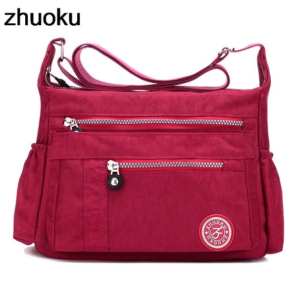 zhuoku luxury women messenger bag waterproof nylon shoulder bags ladies bolsa feminina travel bag women's crossbody bag d18101005
zhuoku luxury women messenger bag waterproof nylon shoulder bags ladies bolsa feminina travel bag women's crossbody bag d18101005