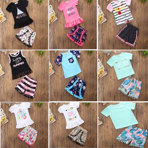 ins baby girl t-shirt floral flower letter sets cotton dot short suit kids children stripe vest clothing 8 styles hh7-456, White
ins baby girl t-shirt floral flower letter sets cotton dot short suit kids children stripe vest clothing 8 styles hh7-456, White