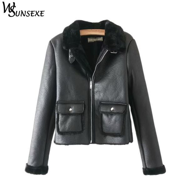 fashion faux leather suede coat winter women casual warm zipper motorcycle streetwear thicken short integrated jackets outerwear, Black;brown
fashion faux leather suede coat winter women casual warm zipper motorcycle streetwear thicken short integrated jackets outerwear, Black;brown