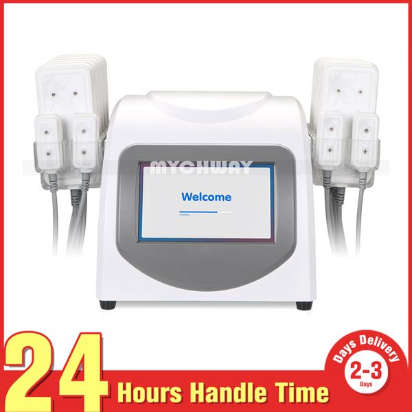 5mw led 14 pads lymphatic drainage slimming fat burner body care beauty machine