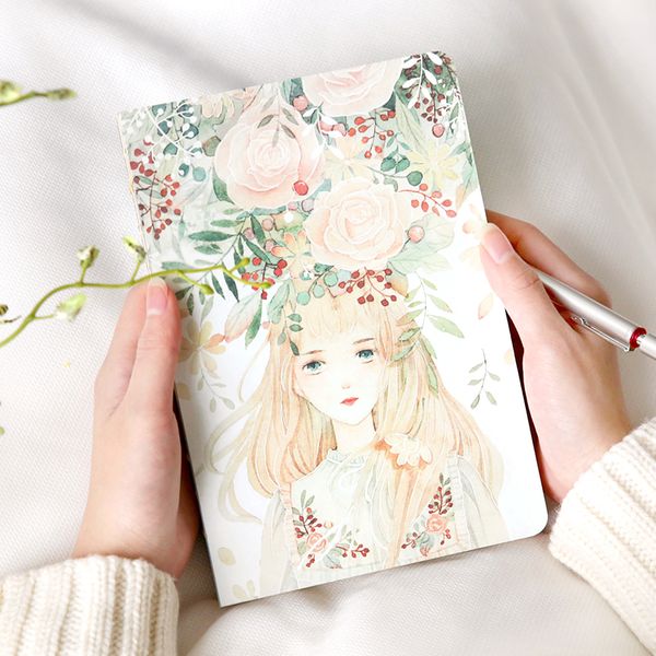 2017 korean kawaii cute beautiful girl floral flower notebook sketchook dairy vintage painting drawing art book for artist a5 b5, Purple;pink
2017 korean kawaii cute beautiful girl floral flower notebook sketchook dairy vintage painting drawing art book for artist a5 b5, Purple;pink