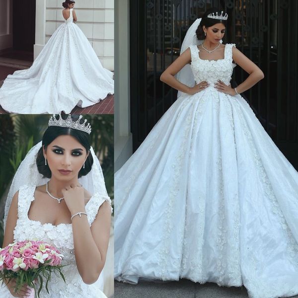 glamorous arabic ball gown wedding dresses crystals sleeveless hand made flowers court train white wedding gowns
glamorous arabic ball gown wedding dresses crystals sleeveless hand made flowers court train white wedding gowns