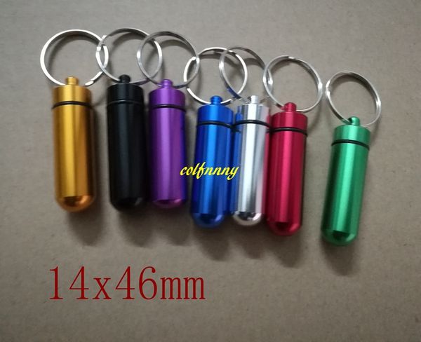 200pcs/lot 14*46mm mini aluminum pill box case bottle holder container keychain box waterproof health care
200pcs/lot 14*46mm mini aluminum pill box case bottle holder container keychain box waterproof health care