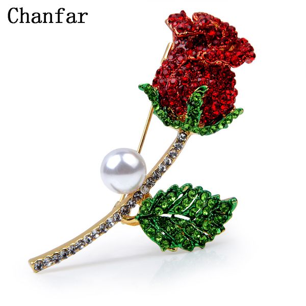chanfar beautiful crystal paved rose red flower brooch pin jewelry women alloy brooches accessories, Gray
chanfar beautiful crystal paved rose red flower brooch pin jewelry women alloy brooches accessories, Gray