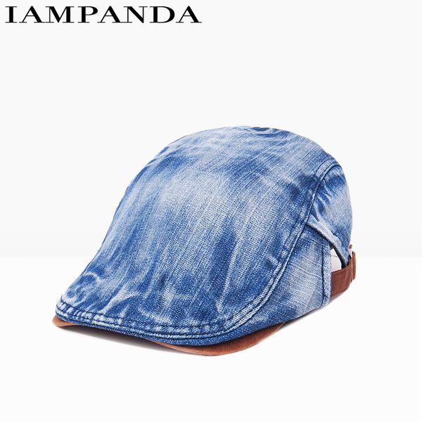 iampanda promotion solid brand 2017 new berets fashion retro denim adjustable beret hat flat cap outdoors travel boina, Blue;gray
iampanda promotion solid brand 2017 new berets fashion retro denim adjustable beret hat flat cap outdoors travel boina, Blue;gray
