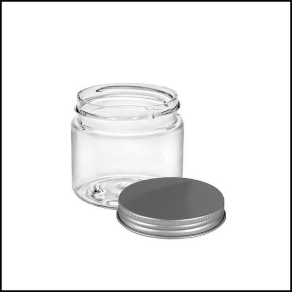 Wholesale 2oz Glass Jar with Aluminum Lid Cosmetic Containers Transparent Dab Jar for Thick Oil Wax DHL Free
Wholesale 2oz Glass Jar with Aluminum Lid Cosmetic Containers Transparent Dab Jar for Thick Oil Wax DHL Free