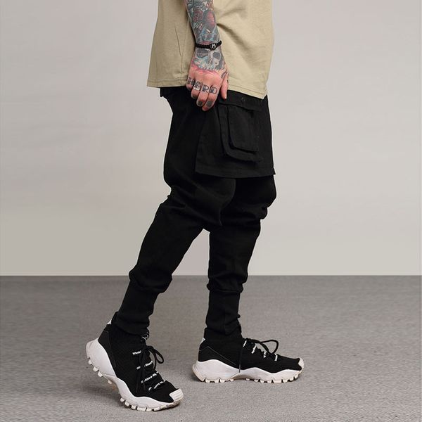men jogger pant casual cargo hop street sweatpants male hip punk rock skirt dancer harem pant fashion trousers suqsr, Black
men jogger pant casual cargo hop street sweatpants male hip punk rock skirt dancer harem pant fashion trousers suqsr, Black