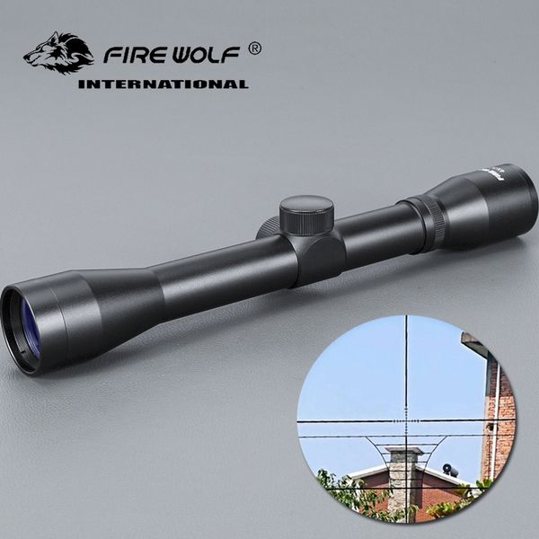 FIRE WOLF 4x32 Rifle Scope Reticle Fiber Optic Sight Scope Rifle/airsoft Gun Hunting airsoftsports Gun
FIRE WOLF 4x32 Rifle Scope Reticle Fiber Optic Sight Scope Rifle/airsoft Gun Hunting airsoftsports Gun