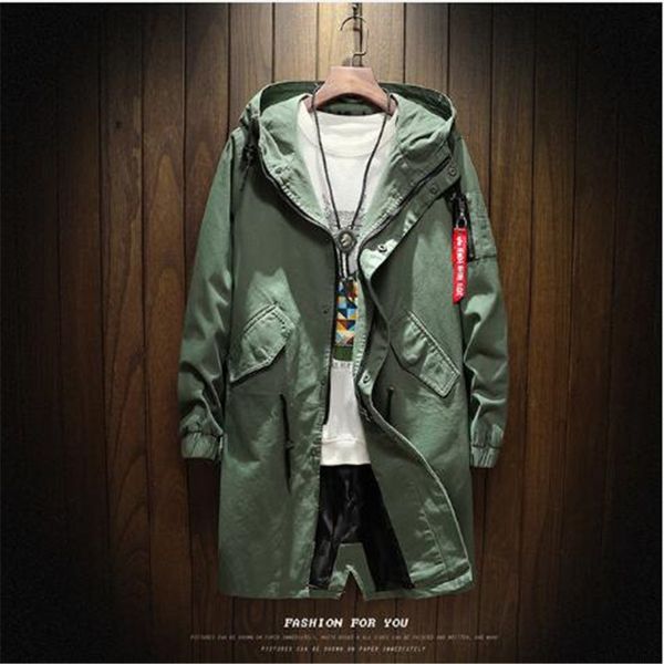 2018 autumn man jacket male coat oversize hooded trench young man 100% cotton clothing brand long windbreaker, Tan;black
2018 autumn man jacket male coat oversize hooded trench young man 100% cotton clothing brand long windbreaker, Tan;black