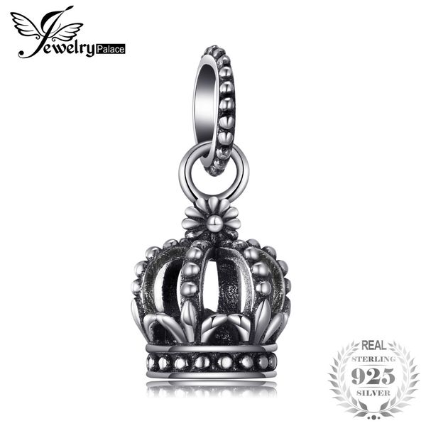 jewelrypalace 925 sterling silver royal crown cubic zirconia dangle beads charms fit bracelets gifts for women fashion jewelry, Blue;slivery
jewelrypalace 925 sterling silver royal crown cubic zirconia dangle beads charms fit bracelets gifts for women fashion jewelry, Blue;slivery
