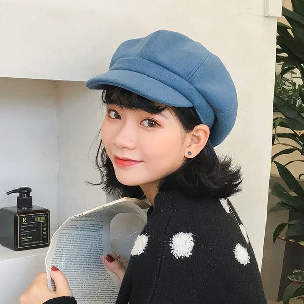 women hat beret wool octagonal cap painter hat men newsboy cap beret hats female vintage winter hats for women flat, Blue;gray
women hat beret wool octagonal cap painter hat men newsboy cap beret hats female vintage winter hats for women flat, Blue;gray